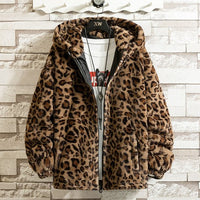 Pelle Jacket with Hood in Dark Brown