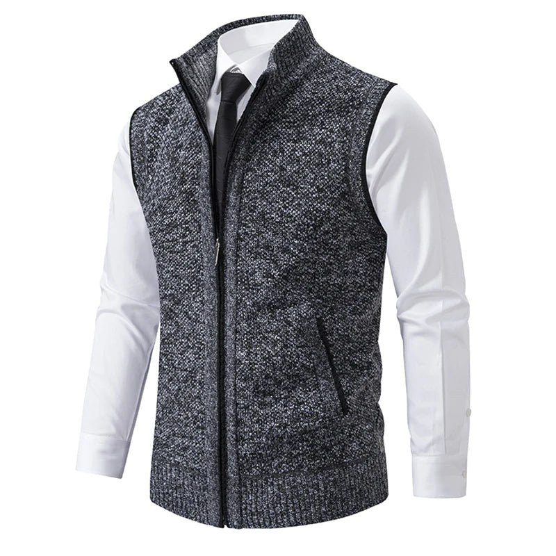 Pelle Knit Vest in Grey