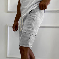 Pelle Linen Bag with Drawstring Waist and Pockets