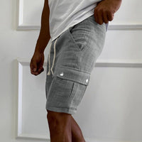 Pelle Linen Bag with Drawstring Waist and Pockets