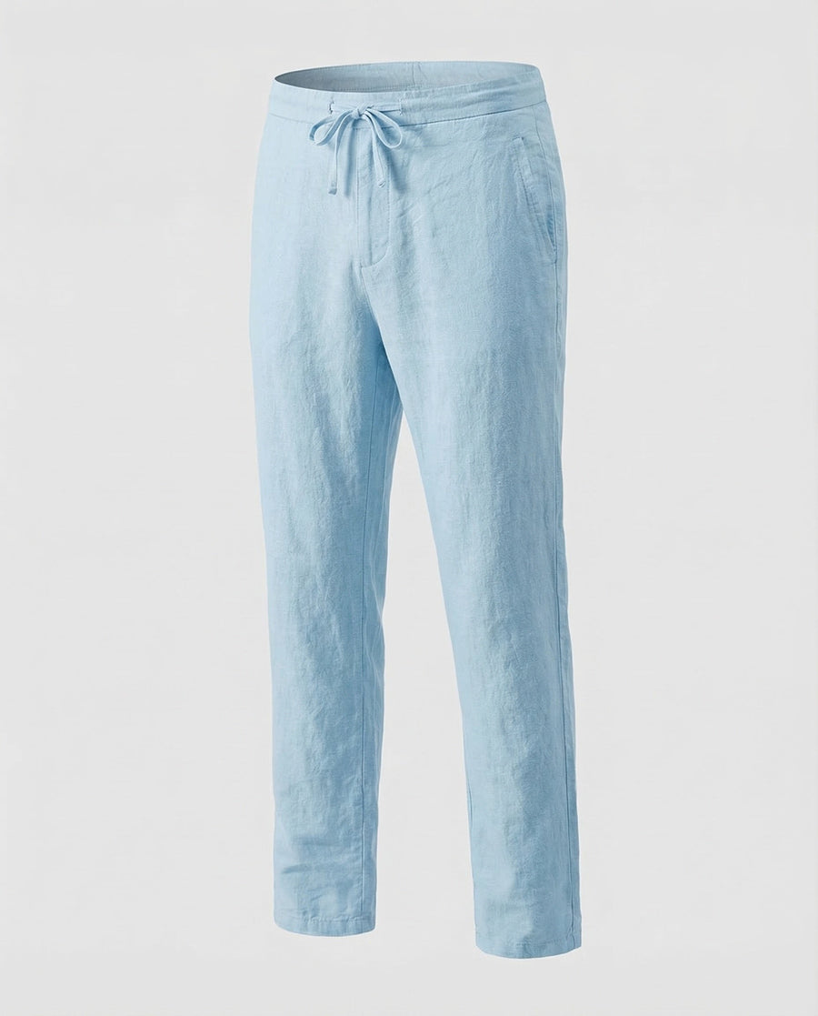 Pelle Linen Trousers in Grey