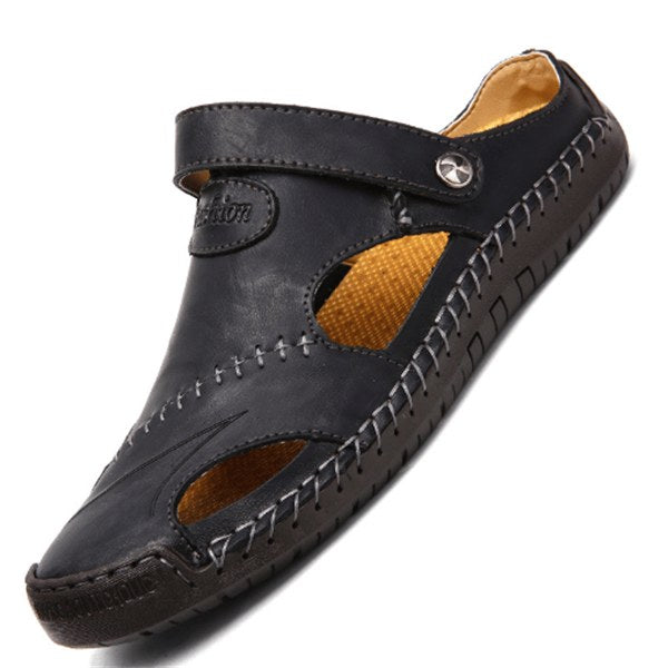 Pelle Orthopaedic Sandals in Black