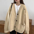 Penelope Casual Knit Cardigan with Pockets