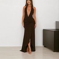 Penelope Elegant Wrap Dress with V-Neck