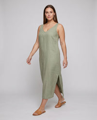 Penelope Lightweight Maxi Dress with V-Neck