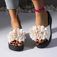 Penelope Platform Slide in Beige