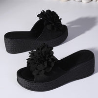 Penelope Platform Slide in Charcoal