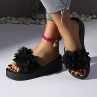 Penelope Platform Slide in Charcoal
