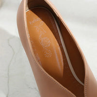 Penelope Pointed Toe Pump in Apricot