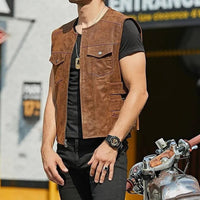 Pepijn Leather Vest