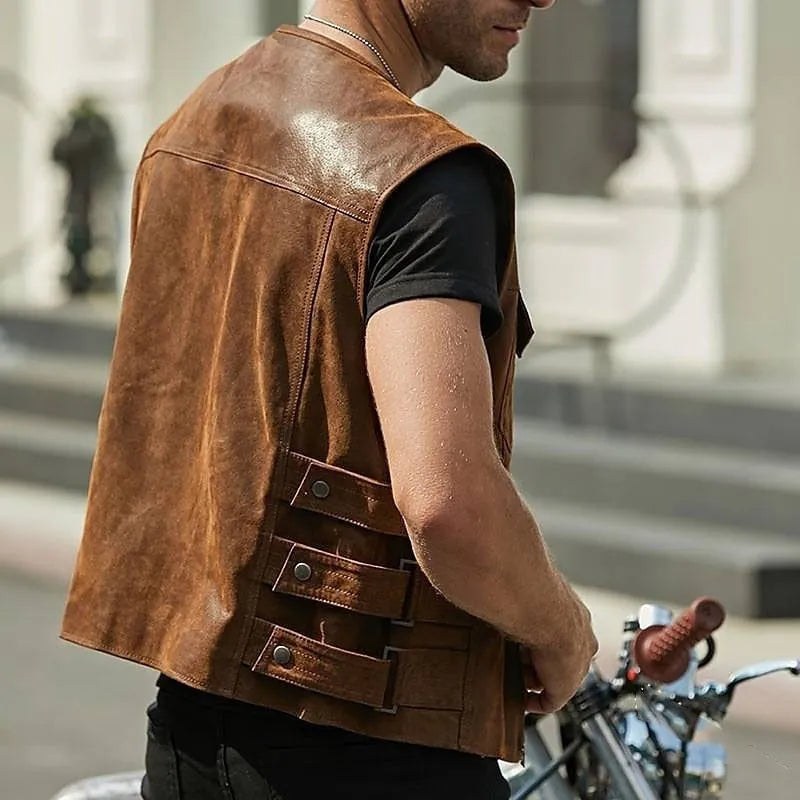 Pepijn Leather Vest
