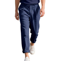 Pepijn Linen Trousers with Drawstring Waist