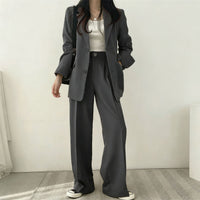 Perla Elegant Blazer in Grey
