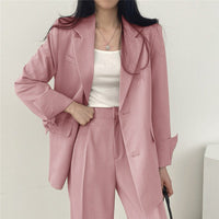 Perla Elegant Blazer in Pink