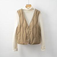 Perla Vest with Pockets in Weizengelb