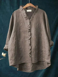 Perla™ Timeless Blouse in Dark Gray