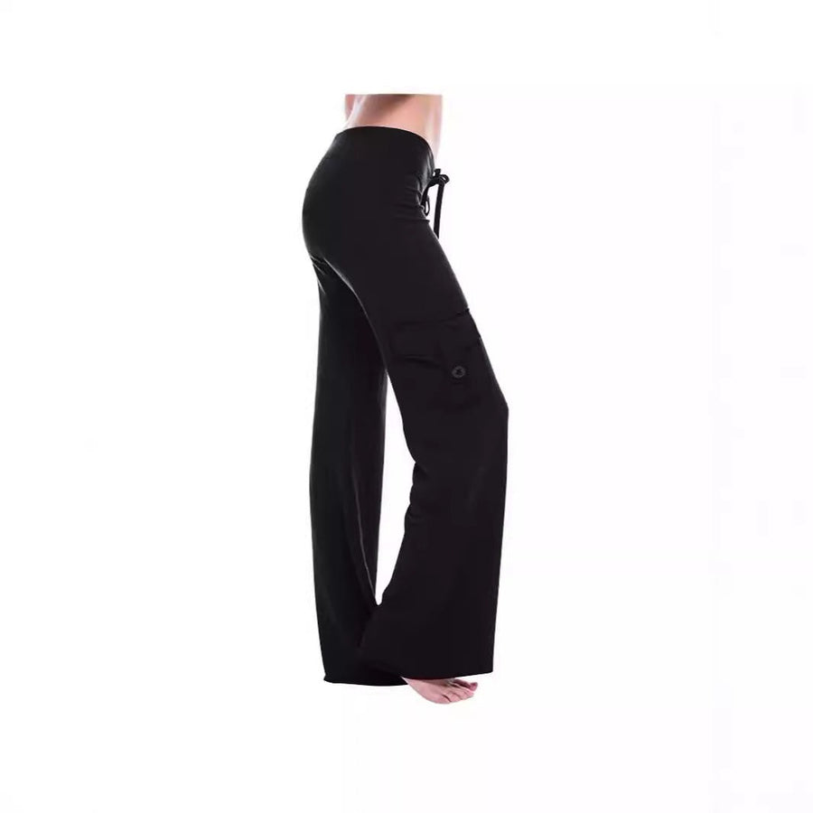 Persia Comfortable Trousers with Elastic Waist and Pockets