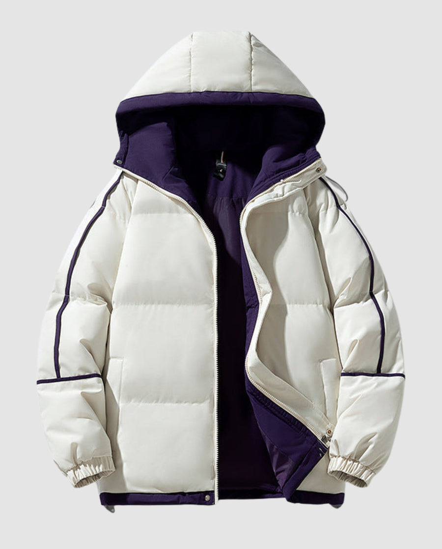 Persia Jacket with Hood in Beige