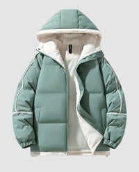 Persia Jacket with Hood in Green