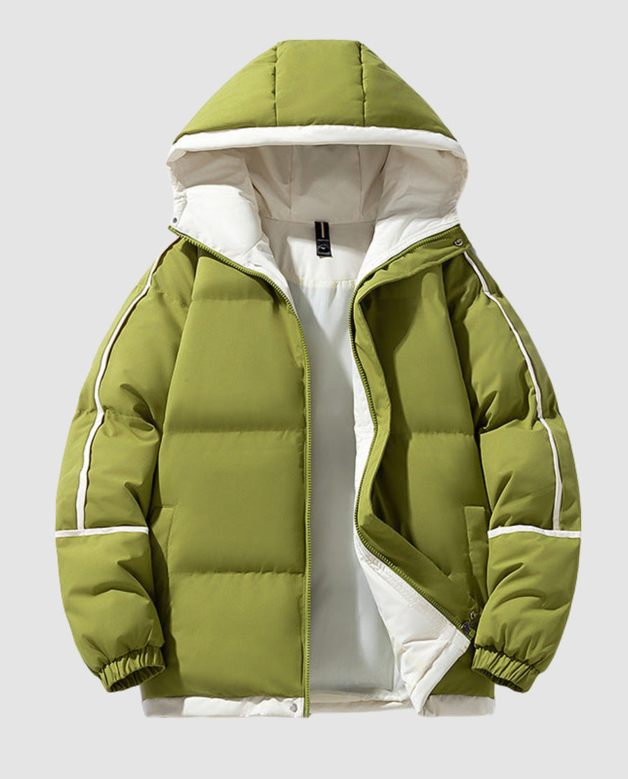 Persia Jacket with Hood in Light Green
