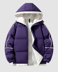 Persia Jacket with Hood in Purple