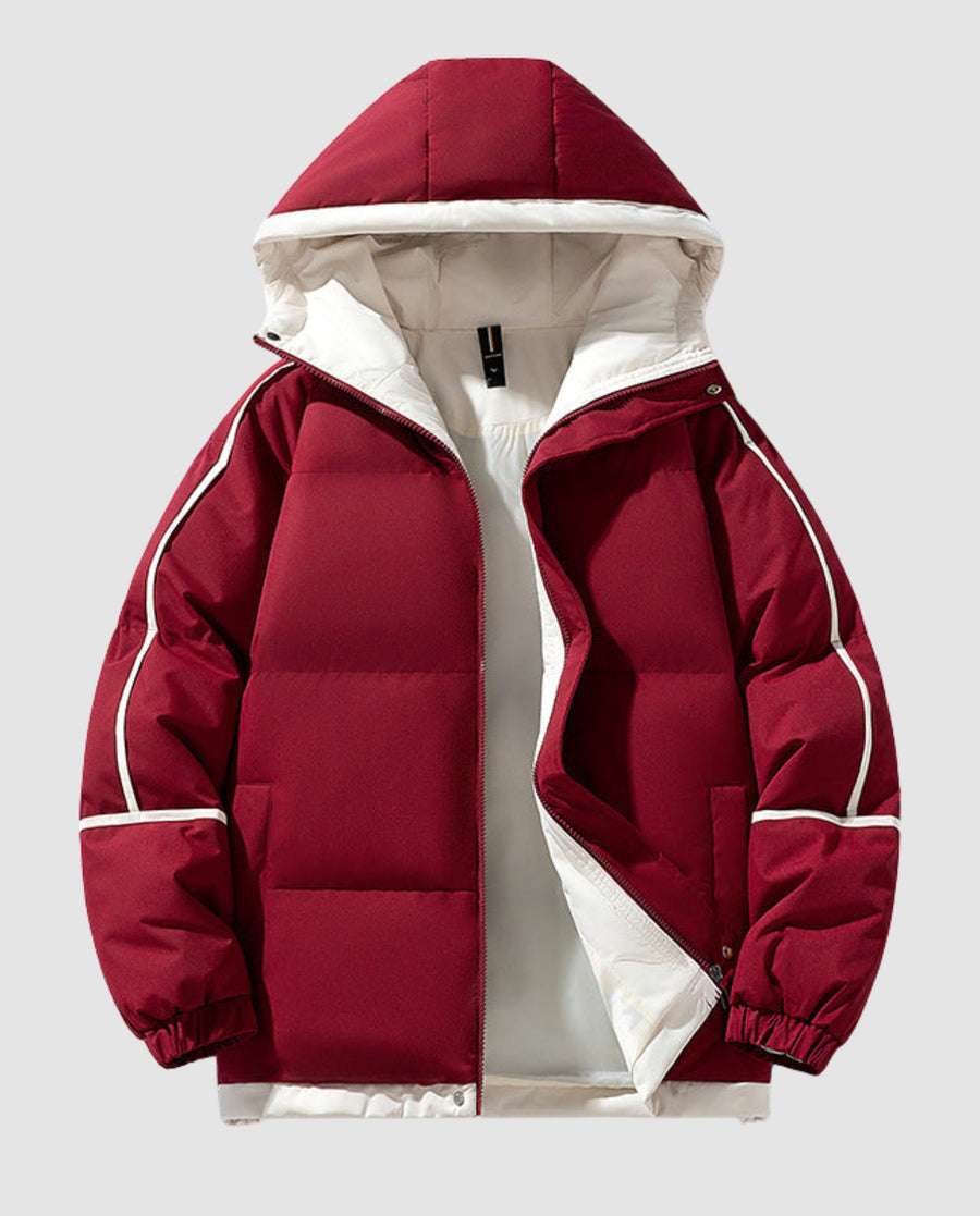 Persia Jacket with Hood in Red