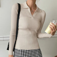 Persia Knit Top in Apricot