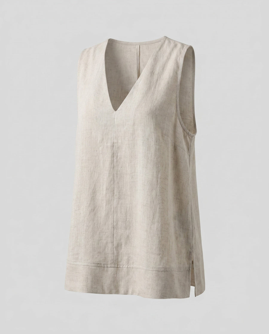 Persia Lightweight Linen Blouse in Linen
