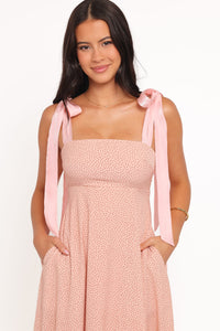 Ellody Maxi Dress in Yellow Petunia