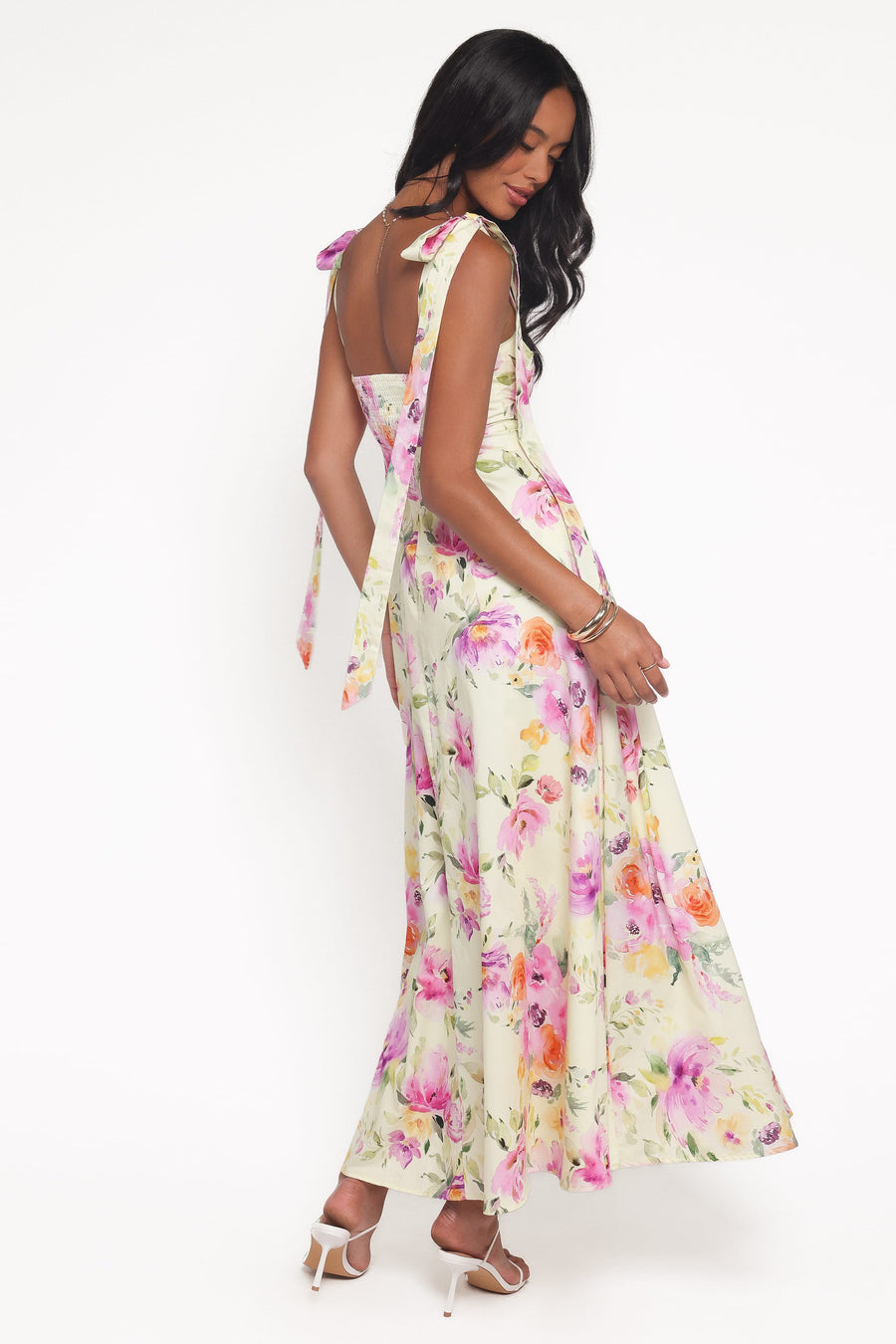 Ellody Maxi Dress in Yellow Petunia
