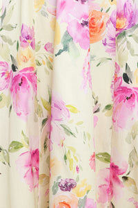 Ellody Maxi Dress in Yellow Petunia