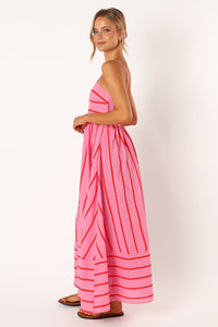 Pixie Burgundy Maxi Dress