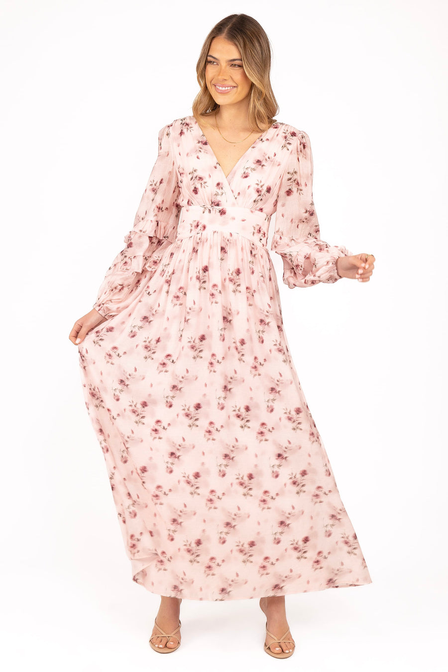 Rosalie Pink Maxi Dress