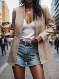 Petra Elegant Blazer in Khaki