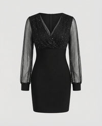Petra Elegant Dress in Black