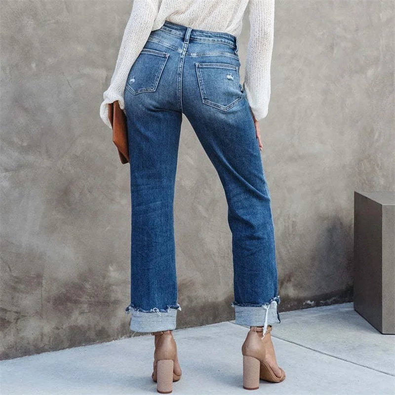 Petra Jeans with Button Front