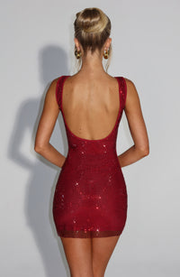 Renee Mini Dress – Wine
