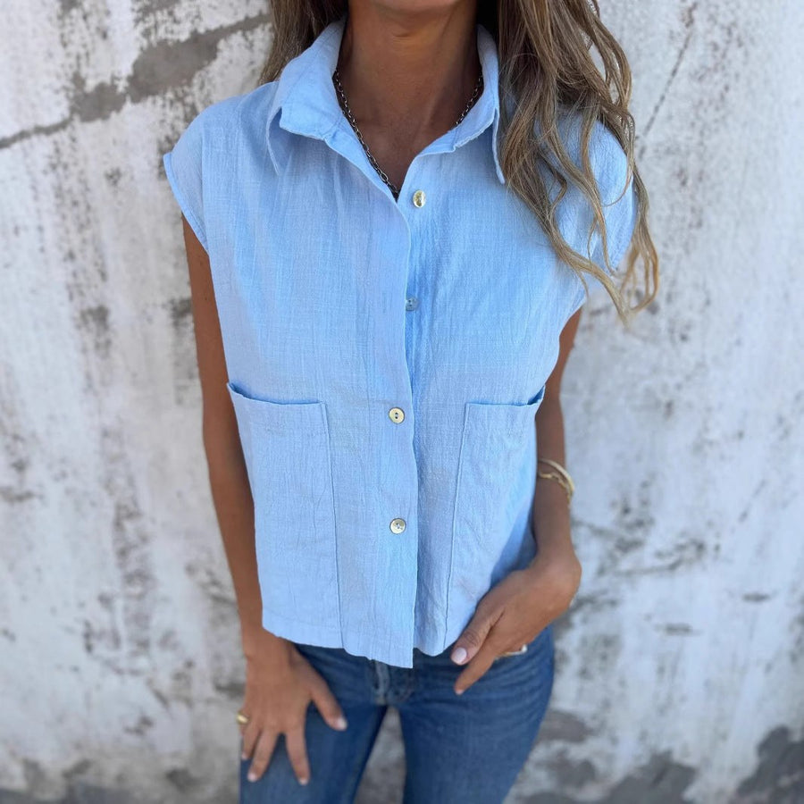 Phaedra Blouse with Pockets