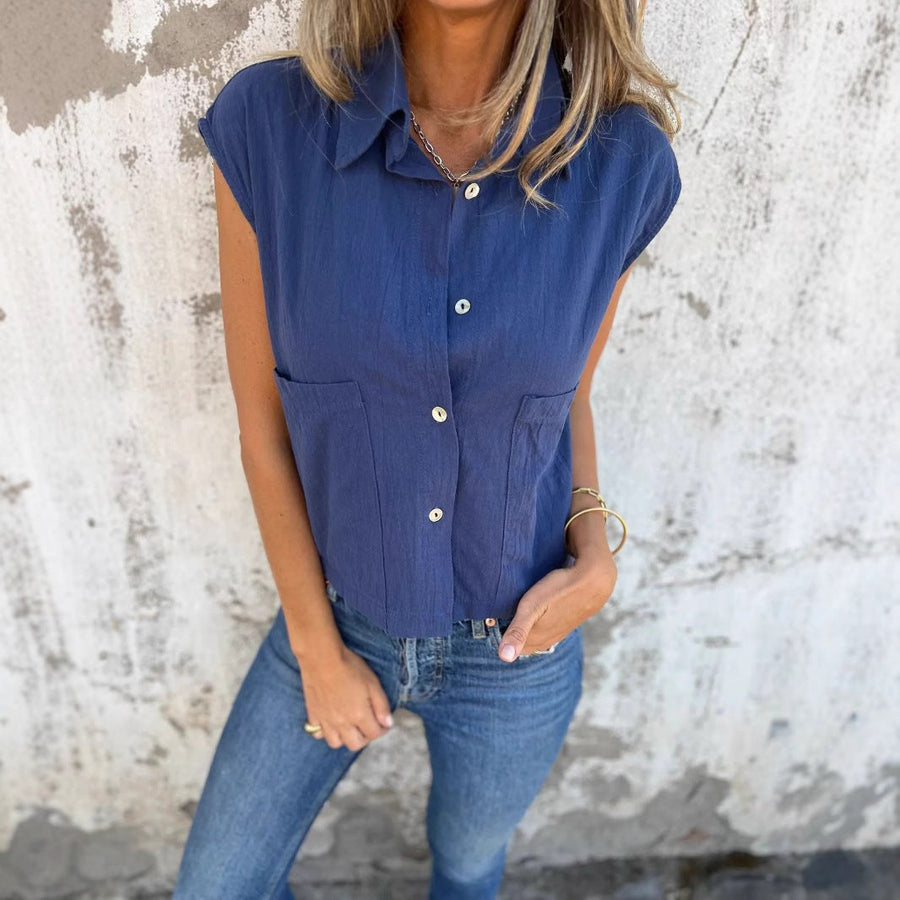 Phaedra Blouse with Pockets