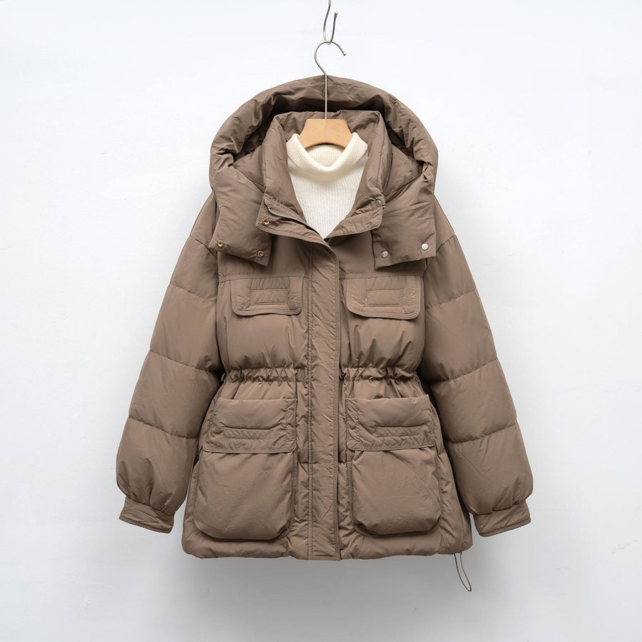 Phaedra Jacket with Pockets in Brown