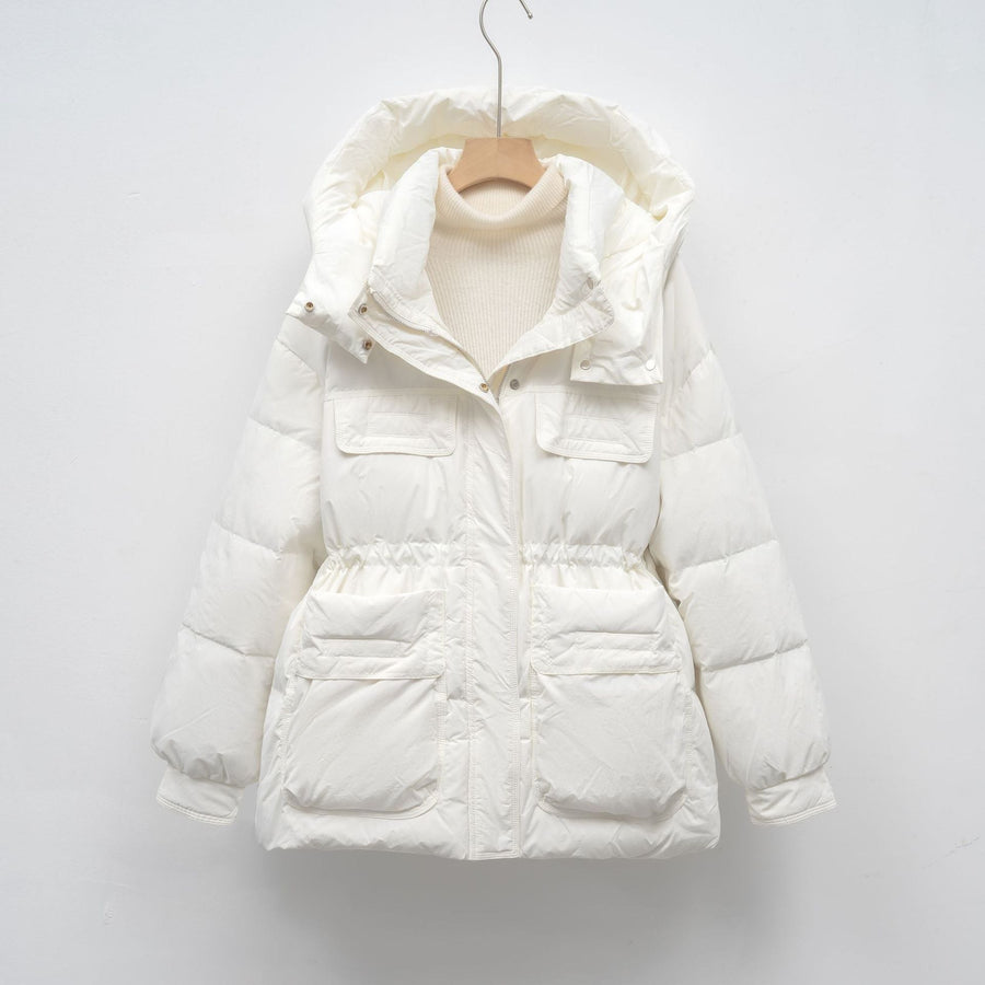 Phaedra Jacket with Pockets in White