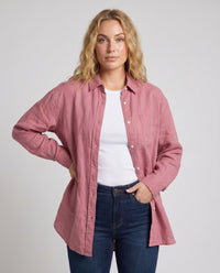 Phaedra Lightweight Linen Shirt with Oversized