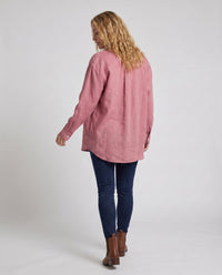 Phaedra Lightweight Linen Shirt with Oversized