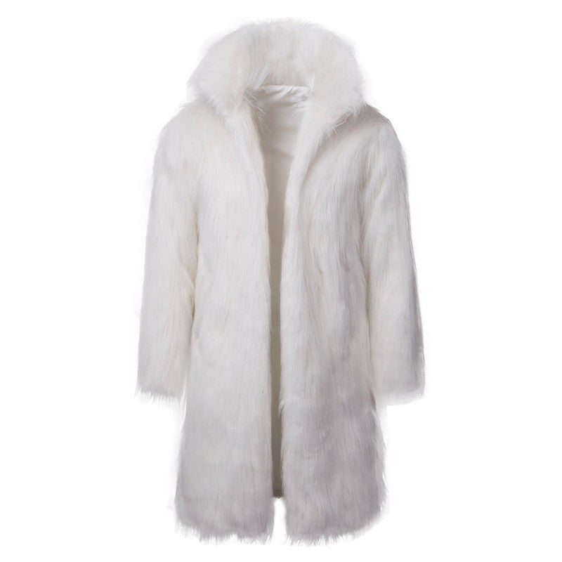 Phoebe Coat with Hood in White