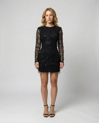 Phoebe Elegant Dress in Black
