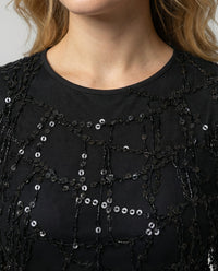 Phoebe Elegant Dress in Black