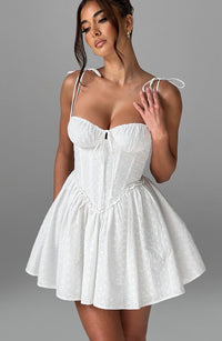 Amanda Mini Dress – Ivory