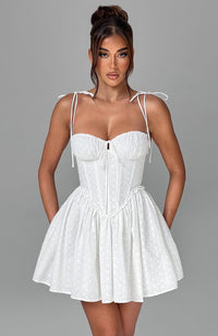 Amanda Mini Dress – Ivory