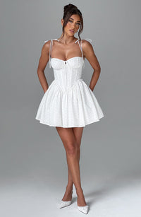 Amanda Mini Dress – Ivory