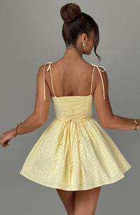 Amanda Mini Dress – Lemon